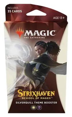MTG - Strixhaven (STX) Silverquill Theme Booster, Near Mint, Used - Image 3