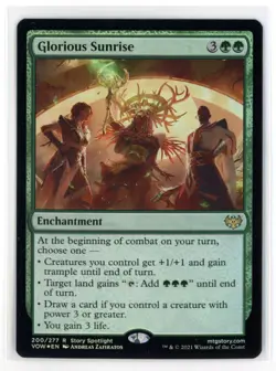 MtG VOW Glorious Sunrise #200 FOIL - Image 1