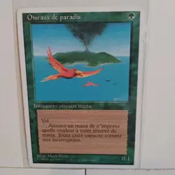 BIRDS OF PARADISE (FRENCH) --- MTG -- 4th. Ed. FOREIGN --- NM - Image 1
