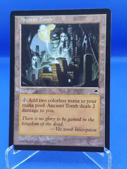 Ancient Tomb 1x MTG Tempest NM-MT Vintage land - Image 3