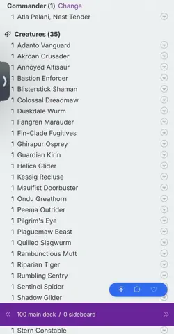 ***Custom Commander Deck*** Atla Palani, Nest Tender - MTG Magic - Image 2