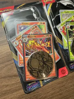 Pokemon TCG Phantasmal Flames Single Blister Promos Only Blaziken & Hydrapple - Image 2