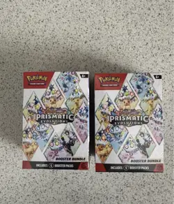 X2 Pokemon TCG Prismatic Evolutions Booster Bundle NEW & SEALED ready to ship - Image 1