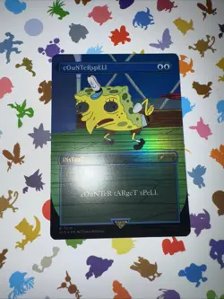 Counterspell SpongeBob Secret Lair Bonus Card Foil Magic the Gathering - Image 1