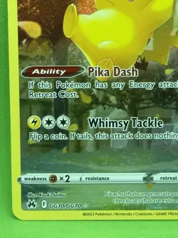 Pikachu GG30/GG70 - NM - Pokemon Crown Zenith - Galarian Gallery - Image 4