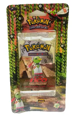 Pokemon Neo Discovery Booster Pack Blister WOTC Sealed Natu Artwork Vintage - Image 1