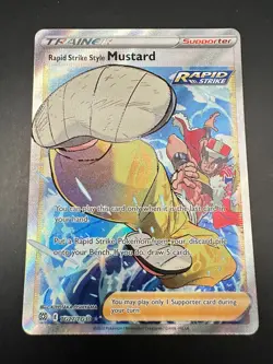 2022 Pokemon SWSH Brilliant Stars TG27/TG30 Rapid Strike Style Mustard - Image 1