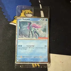 Pokemon Suicune 026/094 Me02: Phantasmal Flames Rare Holo 130 HP GameStop promo - Image 1