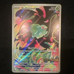 Pokemon Bulbasaur 133/132 Me01 Mega Evolution Illustration Rare Holo 80 HP - Image 1