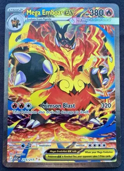 Mega Emboar ex 273/217 Pokemon TCG Ascended Heroes Special Illustration Rare - Image 1