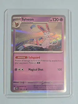 2025 Sylveon 40/131 - Holo Rare - Prismatic Evolutions PRE - MINT Pokemon TCG - Image 2