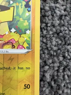 Pikachu 052/196 Reverse Holo SWSH11: Lost Origin - Pokemon Card - Crease - Image 3