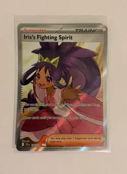 Pokemon TCG Iris's Fighting Spirit Journey Together Card 180/159 NM - Image 1