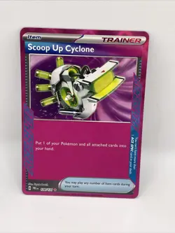 Pokemon Card Scoop Up Cyclone 128/131 Ace Spec Prismatic Evolutions Near Mint - Image 1