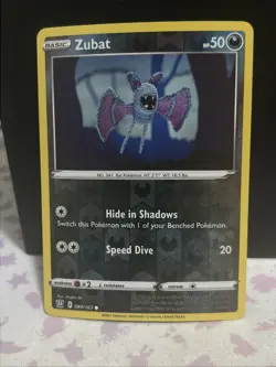 Zubat 89/163 Battle Styles Reverse Holo Common Pokemon Card Pokemon TCG 089 - Image 1