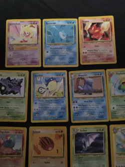 Lot Of 11 Vintage Pokemon Neo Revelation Cards (LP) Pre Owned - Image 3