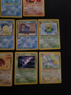 Lot Of 11 Vintage Pokemon Neo Revelation Cards (LP) Pre Owned - Image 4