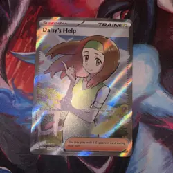 Pokemon TCG Daisy's Help Scarlet & Violet Trainer Holo Ultra Rare Card 195/165 - Image 1