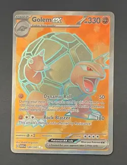 Pokemon Card Golem EX 189/165 Scarlet & Violet 151 - Near Mint - Image 1