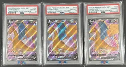 Charizard V SWSH050 SWSH: Sword & Shield Promo Cards Holo PSA 10 *Seq Lot of 3* - Image 1