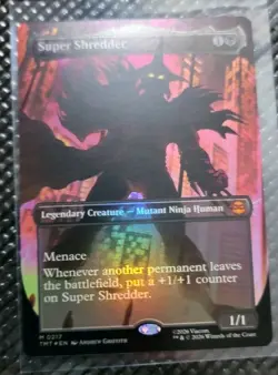 Super Shredder Borderless Foil UNPLAYED #217 - Image 1
