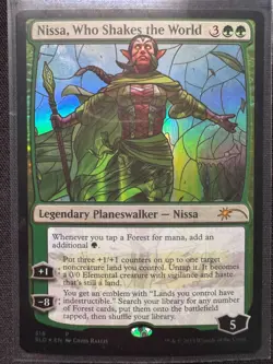 Nissa, Who Shakes the World (SLD 518) - FOIL - NM - Image 1