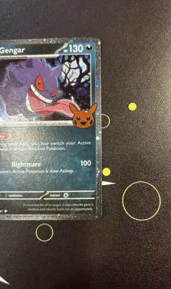 2024 Pokemon Gengar Trick or Trade Halloween Holographic Comsic Holo 57 /91 - Image 4
