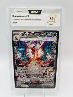 PCA 9,5 Carte Pokemon Dracaufeu Ex ALT EV3/OBF 223/197 FR - Image 2