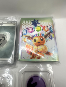 Pokemon TCG Sleeves, Dice, Markers, Energy Card Prismatic Evolutions ETB - Eevee - Image 2
