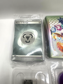Pokemon TCG Sleeves, Dice, Markers, Energy Card Prismatic Evolutions ETB - Eevee - Image 3