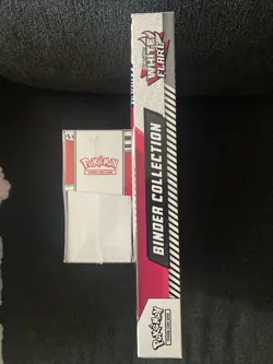 New Sealed Pokemon White Flare ETB & White Flare Binder Collection Bundle - Image 2
