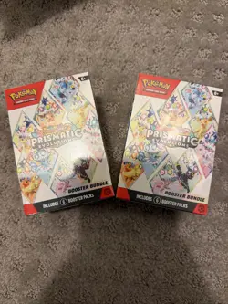 Pokemon TCG Prismatic Evolutions Booster Bundle X2 - Image 1