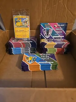 Pokemon Pokemon Play! Prize Packs Series 3,4,5,6,7- 10x Each Set!! 51 Packs!! - Image 2