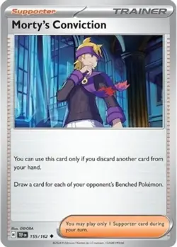 Pokemon Morty's Conviction - 155/162 - Uncommon NM-Mint Temporal Forces - Image 1