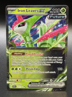 Iron Leaves ex 025/162 Double Rare Holo SV05: Temporal Forces Pokemon TCG - NM - Image 1
