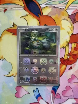 Pokemon TCG - Ferroseed 068/086 Masterball Reverse Holo - White Flare S&V - Image 1