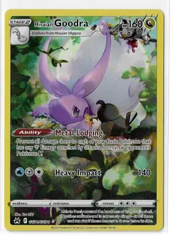 Hisuian Goodra GG21/GG70 Crown Zenith Galarian Gallery Holo Rare Pokemon 2023 NM - Image 1