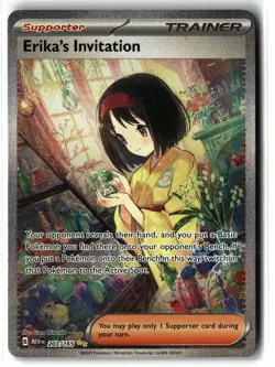 Erika's Invitation ⭐ 203/165 Holo Special Illustration Rare 151 2023 Pokemon NM - Image 1