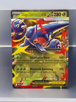 Pokemon TCG Mega Heracross EX 004/094 Ultra Rare Phantasmal Flames - Image 1