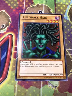 The Snake Hair LCJW-EN185 1st Edition Common MP Yugioh - Image 1