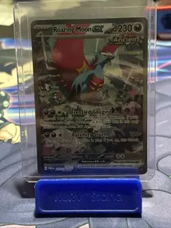 Pokemon TCG Roaring Moon EX Ancient Card 230 HP Holo Rare 251/182 - Image 1
