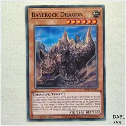 Bayerock Dragon - DABL-EN081 - Common 1st Edition Yugioh - Image 1