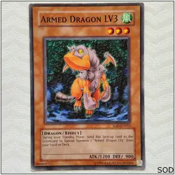 Armed Dragon LV3 - SOD-EN013 - Common Unlimited Yugioh - Image 1