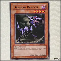 Obsidian Dragon - PTDN-EN023 - Common Unlimited Yugioh - Image 1