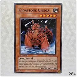 Gigastone Omega - RGBT-EN032 - Common 1st Edition Yugioh - Image 1