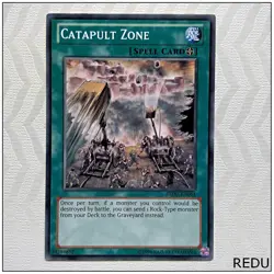 Catapult Zone - REDU-EN064 - Common Unlimited Yugioh - Image 1