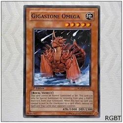 Gigastone Omega - RGBT-EN032 - Common 1st Edition Yugioh - Image 1