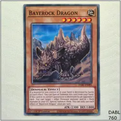 Bayerock Dragon - DABL-EN081 - Common 1st Edition Yugioh - Image 1