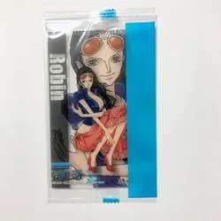 S5529 Nico Robin Japanese One Piece Morinaga Wafer Clear Card SEALED M4 - Image 1