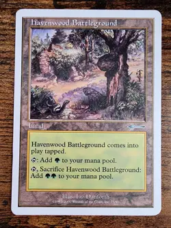 MTG Havenwood Battleground ⭐NM+ ⭐Beatdown ⭐10 HQ PICS! ⭐2000 Vintage Land Magic - Image 1